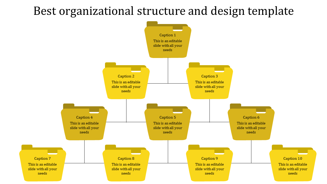 Organizational Structure PowerPoint Template and Google Slides